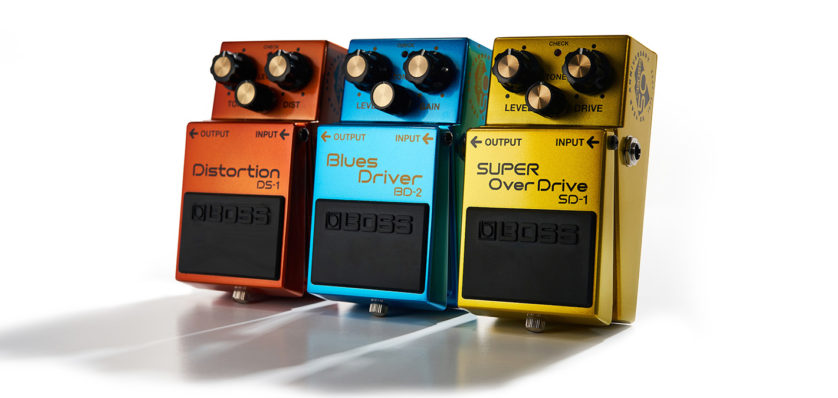 BOSS 50th Anniversary Pedals